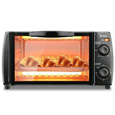 美的烤箱T1-L108B 多功能迷你智能烤箱全自动家用烘培烤箱正品