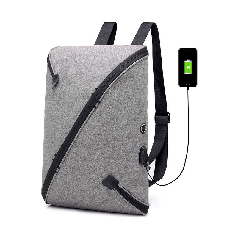 多功能男士双肩包USB充电智能防盗背包大容量旅行电脑包学生书包定制