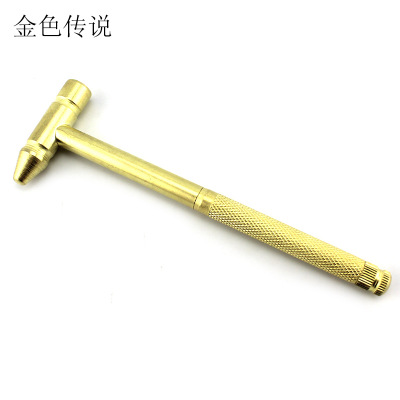 小銅錘 DIY模型拼裝工具錘子螺絲刀套裝 迷你 隱藏多功能小錘榔頭