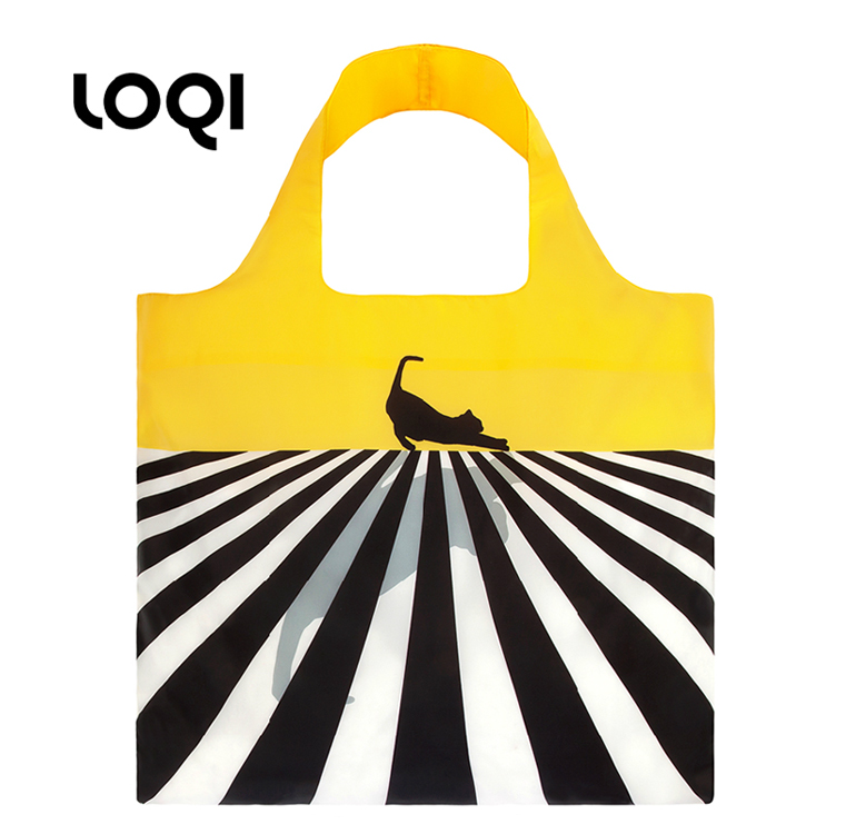 LOQI 春卷包│摩登系列新潮包 折疊包 購物袋 單肩斜跨大包