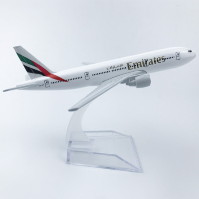 16CM阿联酋777  合金机模型 厂家直销 支持定做 金属飞机模型