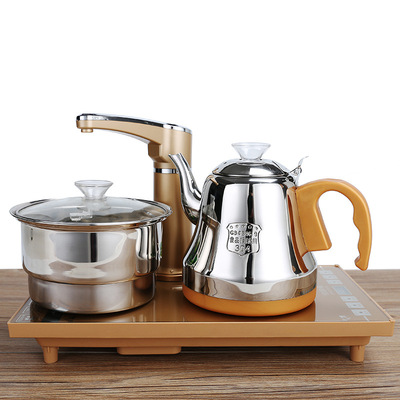 家用全自動智能電茶爐泡煮茶具配件旋轉上水電磁爐茶藝爐水壺套裝 定制LOGO
