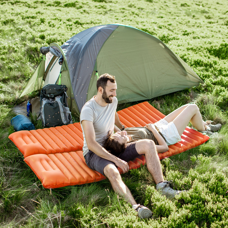 充气TPU垫子户外野营野餐加厚单双人床垫便携无需打气筒露营装备 定制LOGO