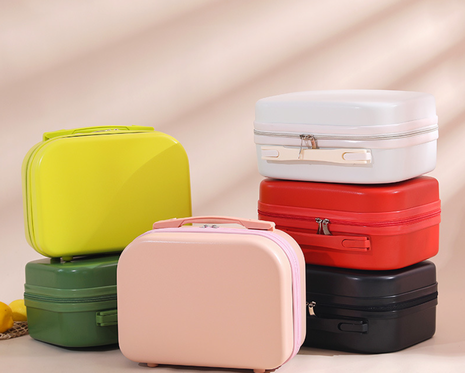 伴手礼手提迷你行李箱14寸化妆礼品盒包装小型行李箱女收纳包旅行 定制LOGO